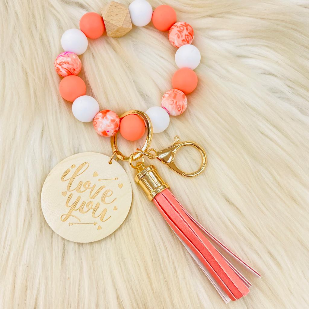 Large Monogrammed Silicone Wristlet Wristlet Keychain Bracelet For Women  And Girls From Isang, $2.87 | DHgate.Com